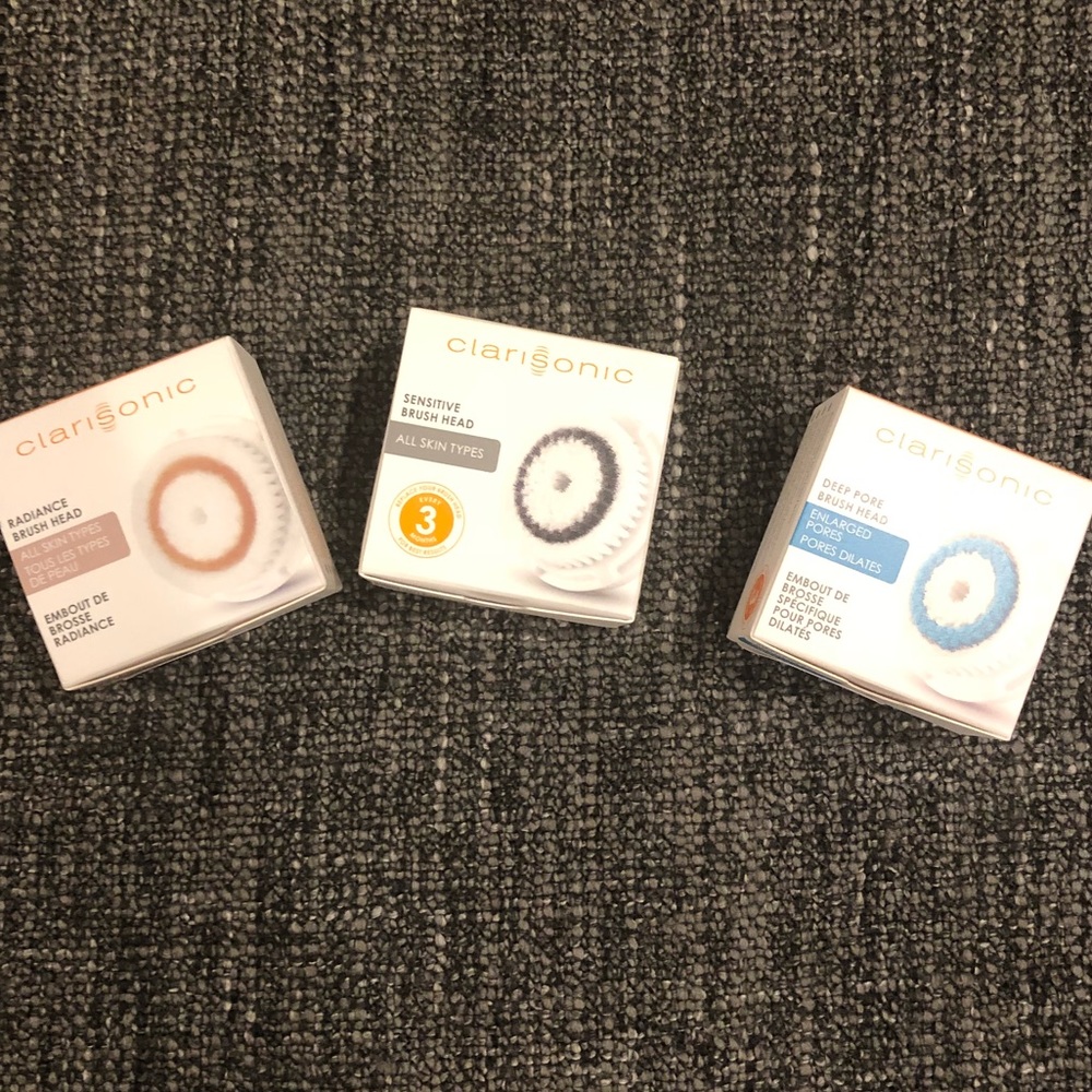 Set of three Clarisonic Brush heads